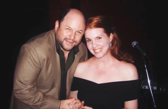 With actor Jason Alexander during Sarah's residency at JJ's Bar and Grill, Crown Casino, 2009 — Gallery_180.jpg